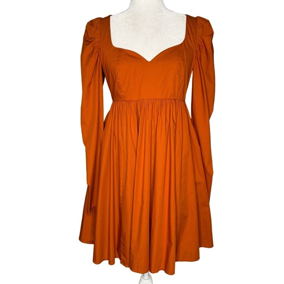 Abercrombie & Fitch Dresses & Skirts - Abercrombie‎ & Fitch S Tall Sweetheart Neck Babydoll Mini Dress Poplin Pockets